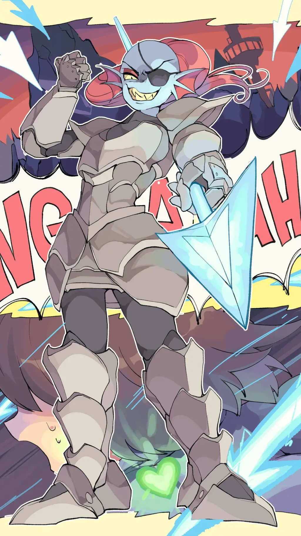 ai character: Undyne background