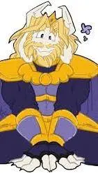 ai character: Asgore Dreemur. background