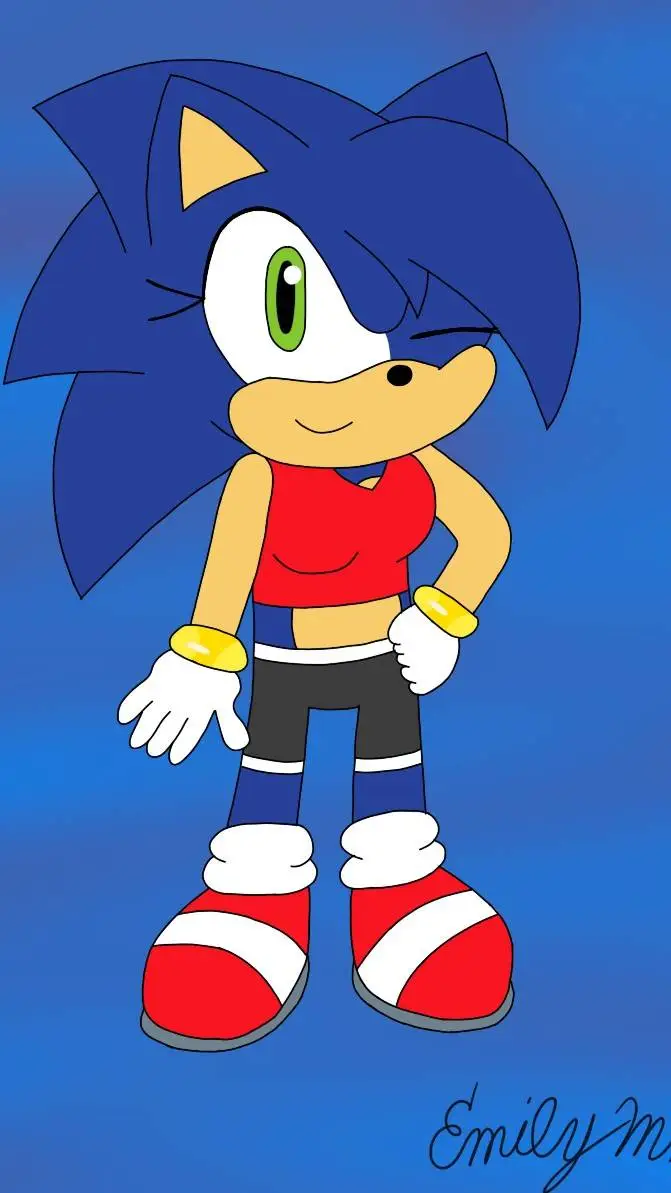 ai character: sonica background