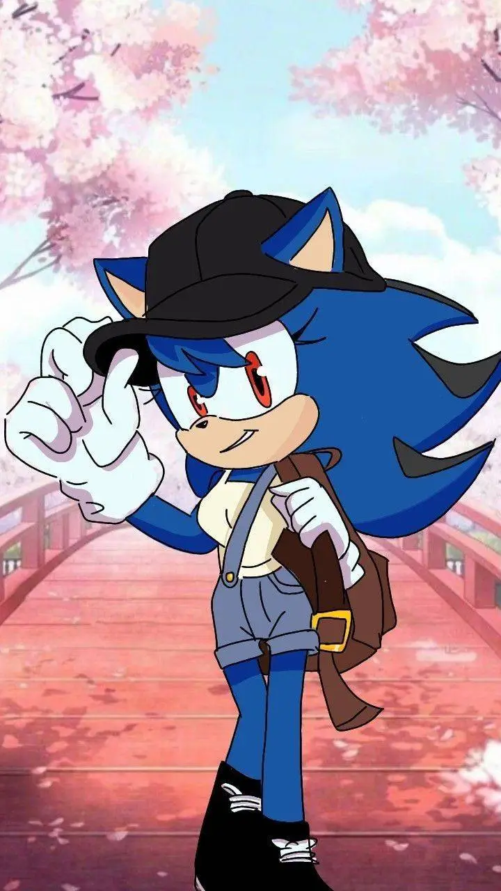 ai character: Sasha The hedgehog background