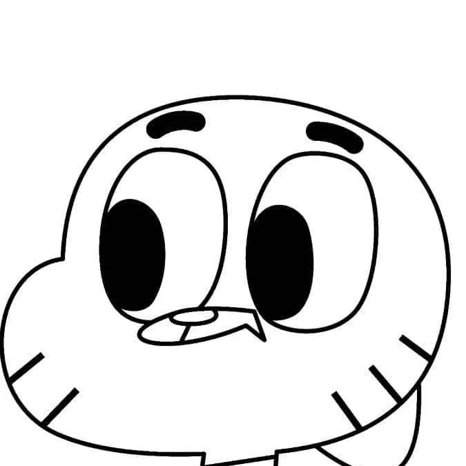 chat with ai character: Gumball en blanco