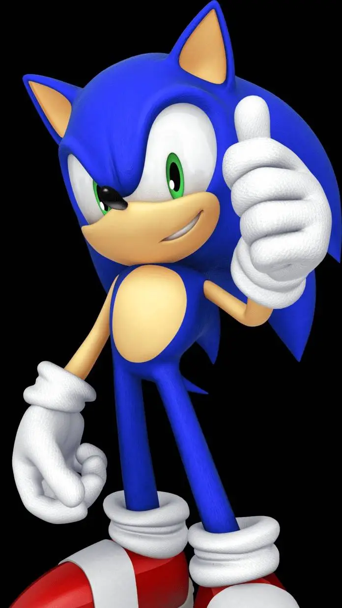 ai character: Sonic The hedgehog background