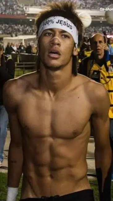 ai character: Neymar santos jr background