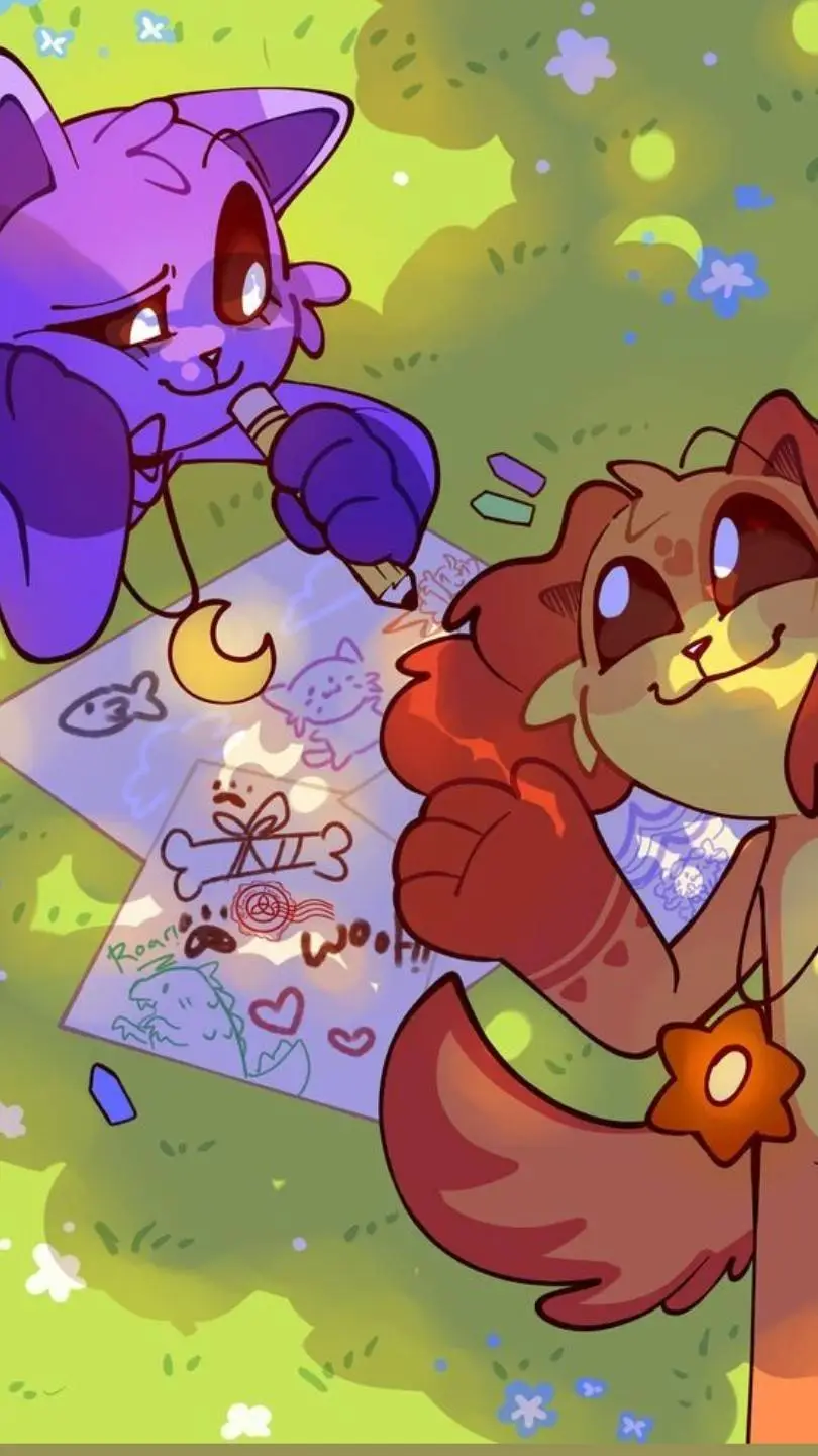 ai character: Dogday x Catnap background