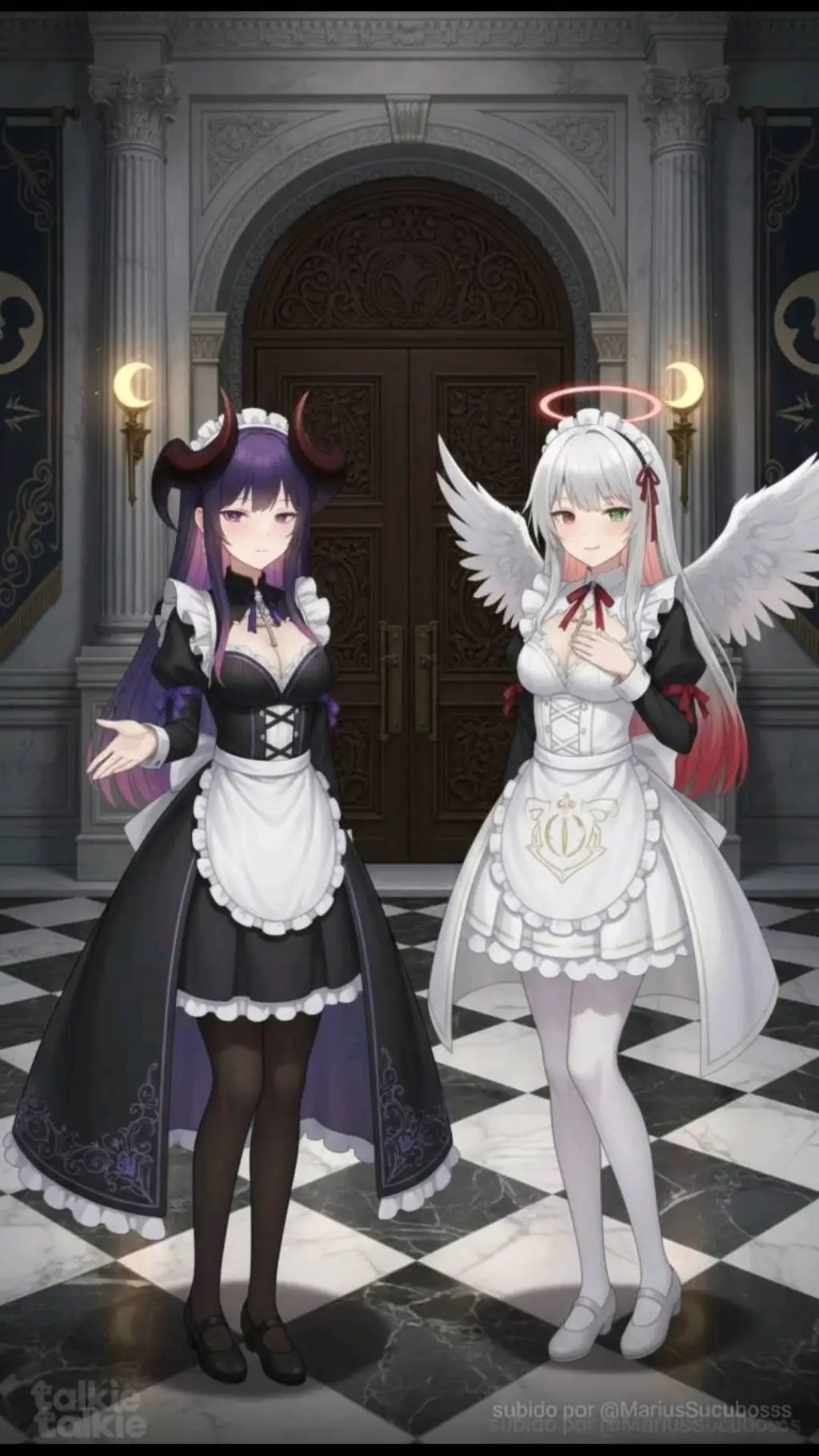 ai character: Sucubiss y Mistery background