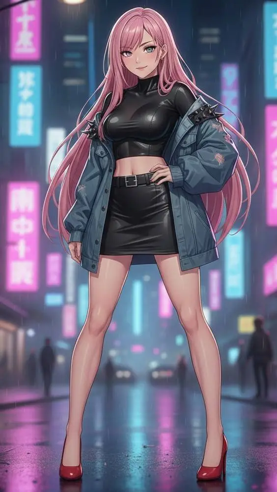 ai character: 💖 Lady Pink 😏 background