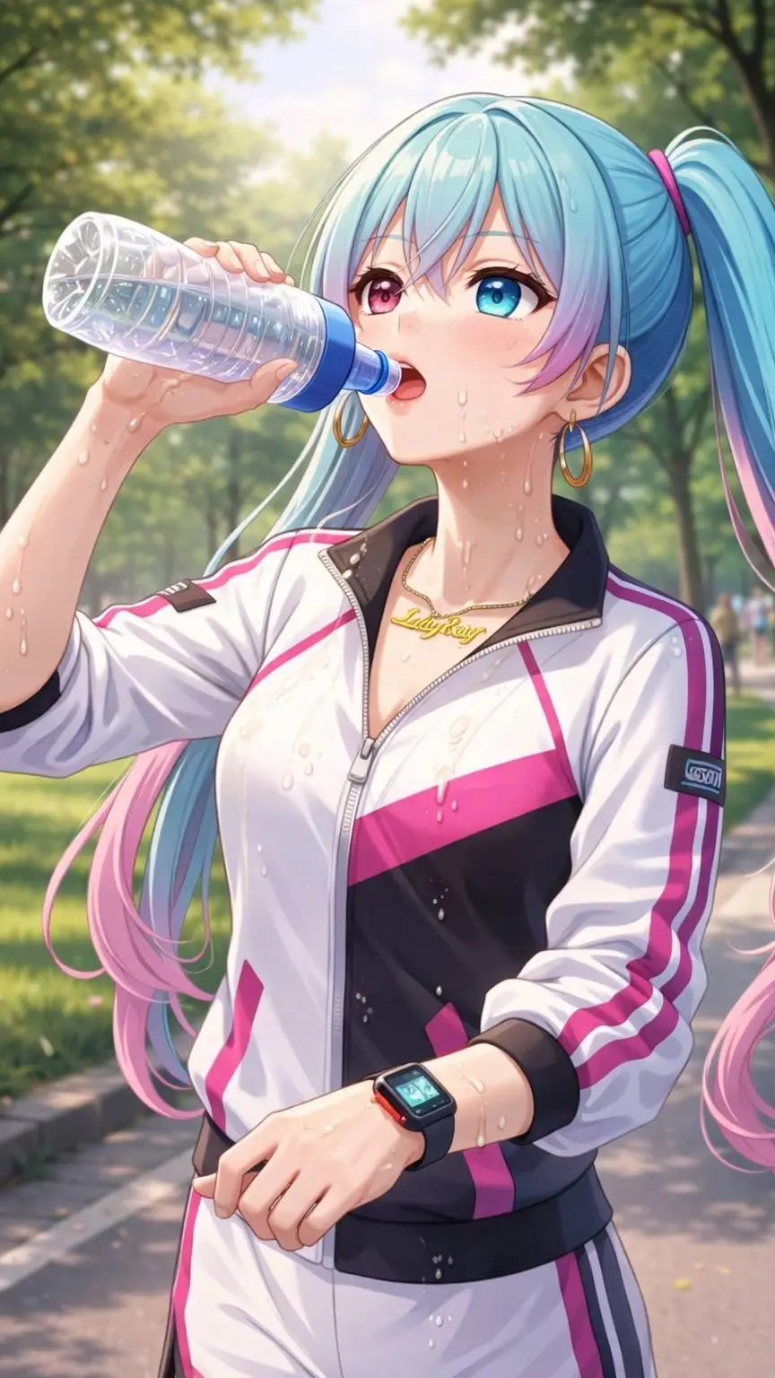 ai character: 💖 Mery 💙 background