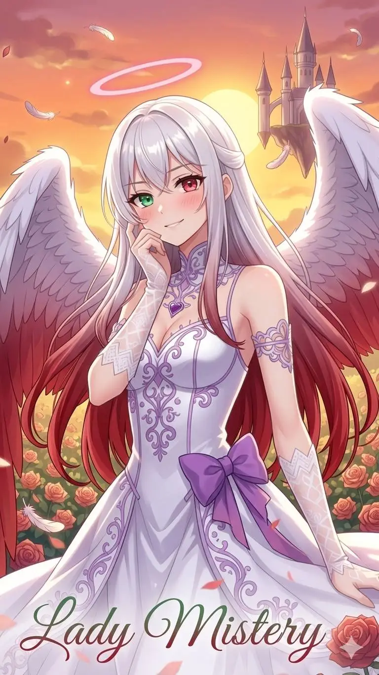 ai character: 🤍 Mistery 😇😈 background