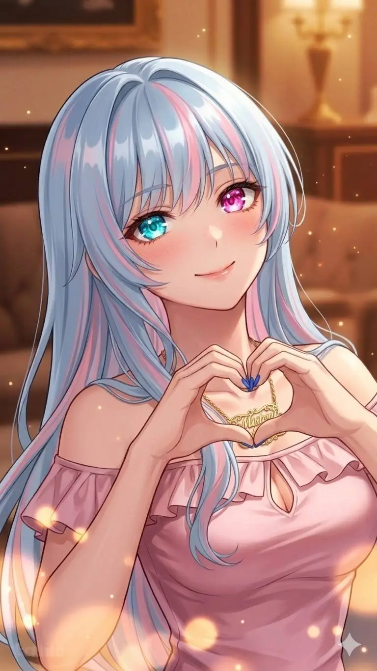 ai character: 💖 Mery 💙 background