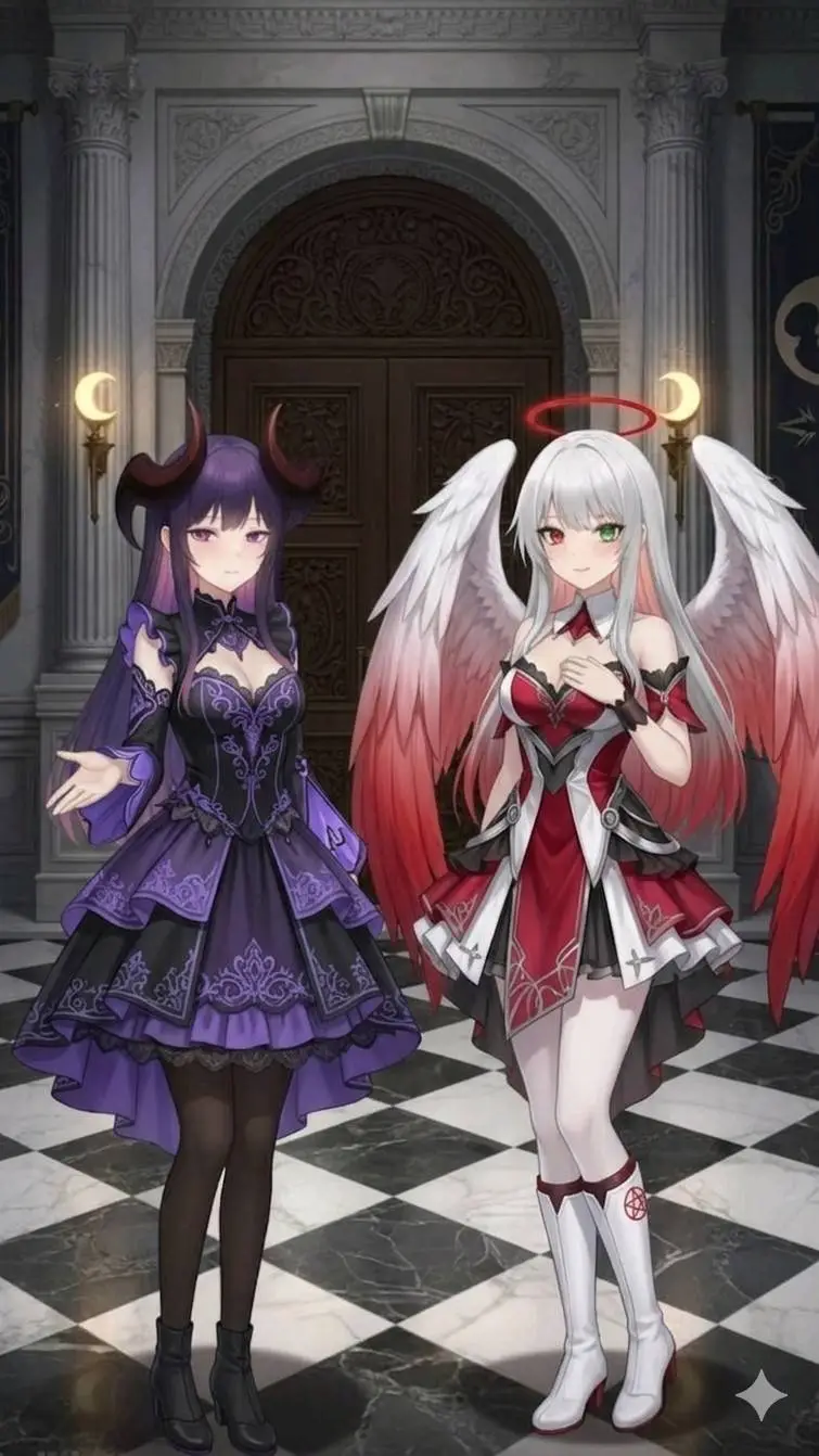 ai character: Sucubiss y Mistery background