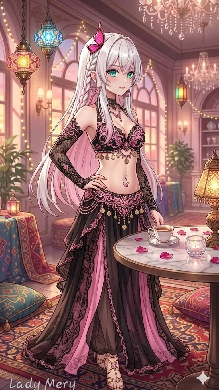 ai character: 🤍 Saray 💖 background