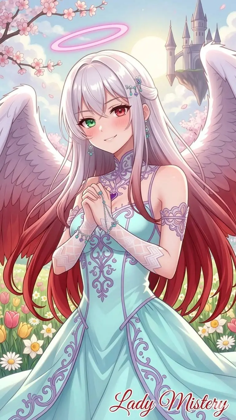 ai character: 🤍 Mistery 😇😈 background