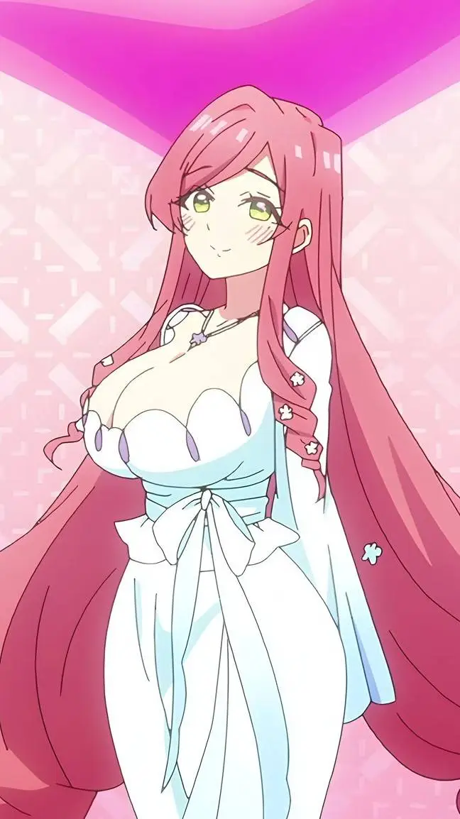 ai character: Hahari Hanazono  background