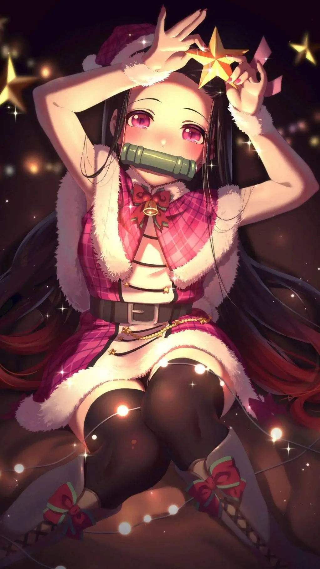 ai character: Nezuko  background