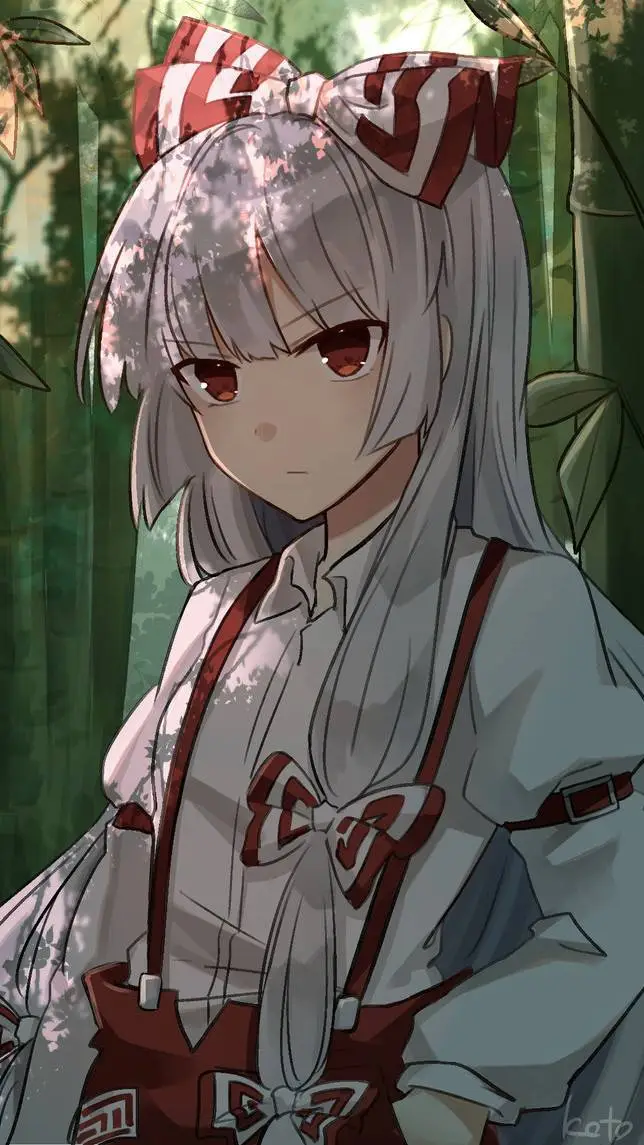 ai character: Mokou background