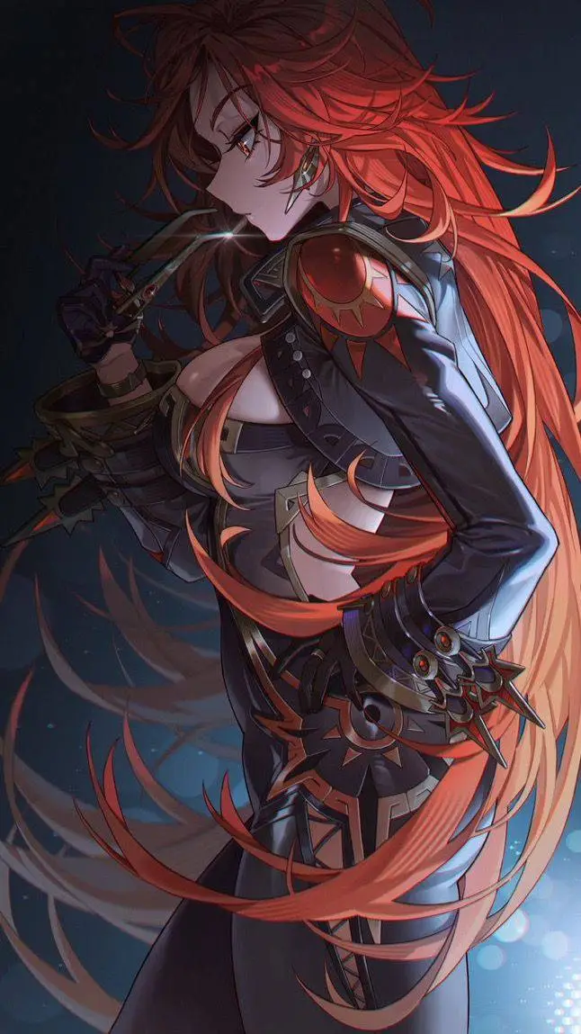 ai character: Mavuika (Yandere) background