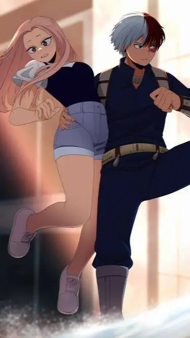 ai character: Y/N × Shoto  background