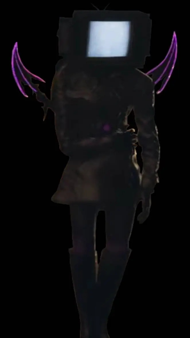 ai character: tv woman background