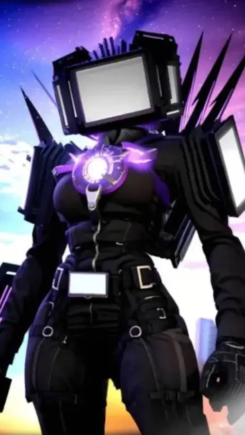 ai character: titan tv woman  background