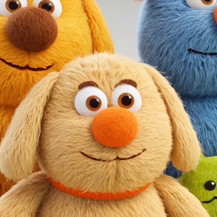 chat with ai character: Plush dog