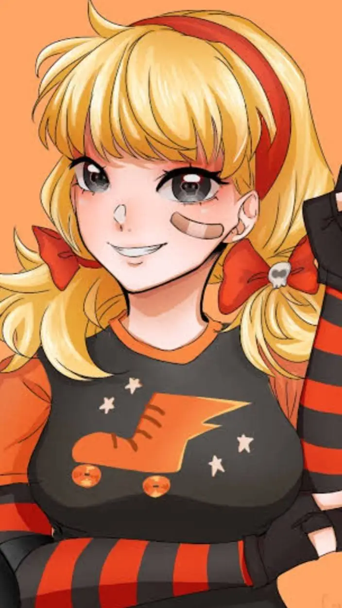 ai character: 👊Roxie roller👊 background