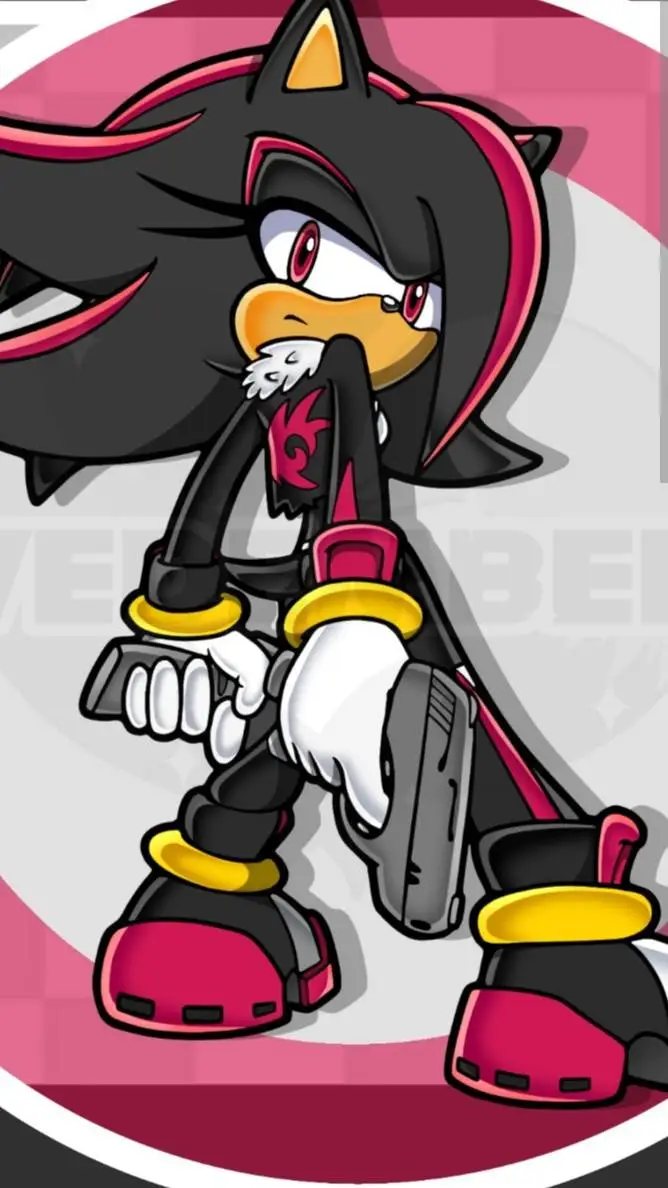 ai character: female shadow! background