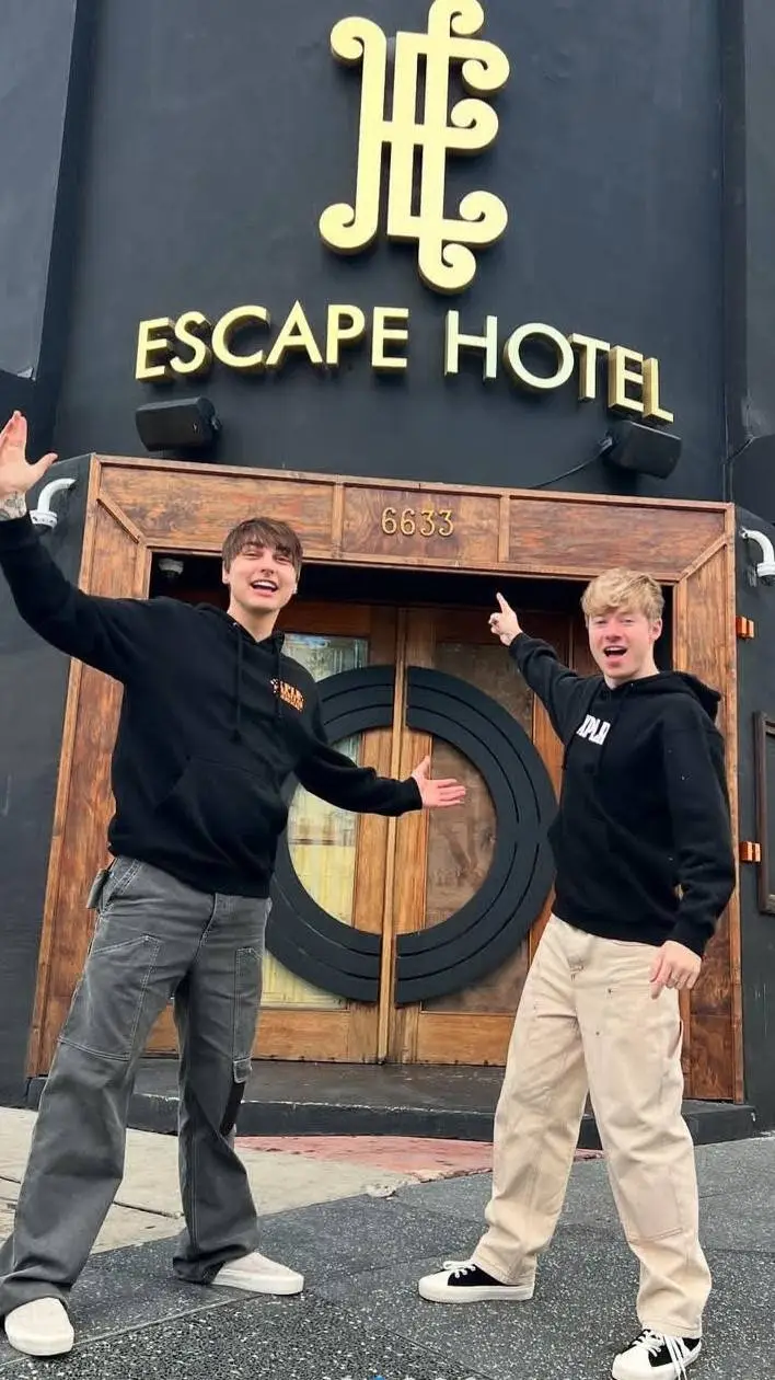 ai character: Sam and Colby  background