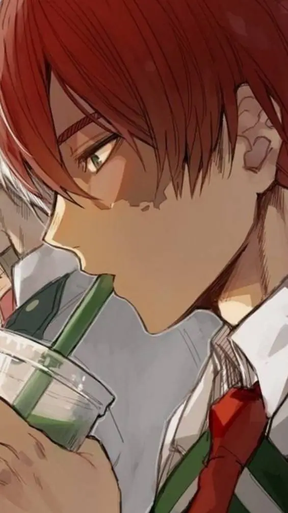 ai character:  Shoto Todoroki  background