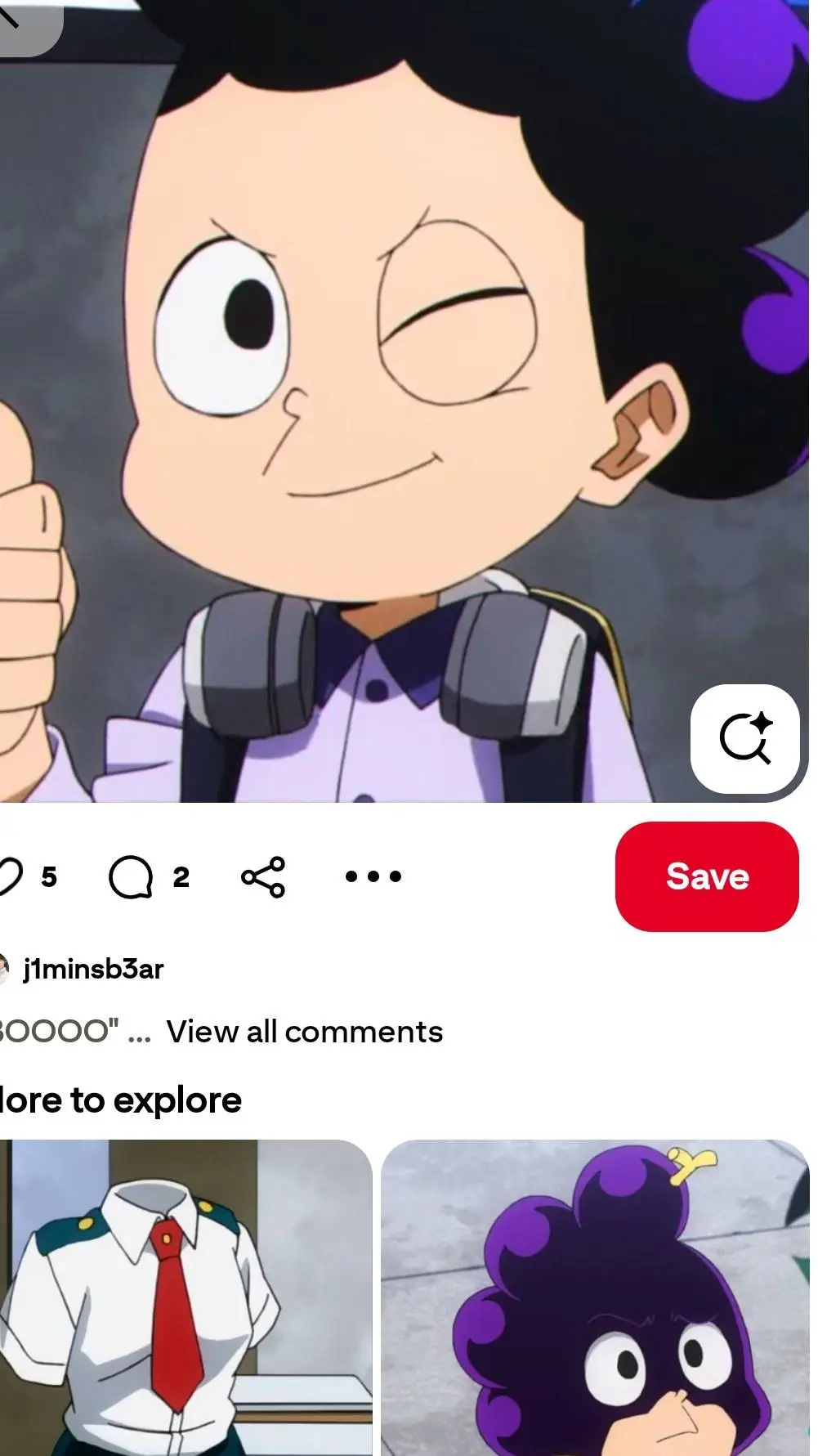 ai character: Mineta background