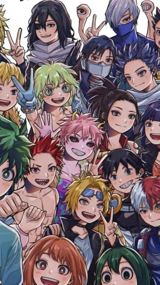 ai character: Pro heros in love background