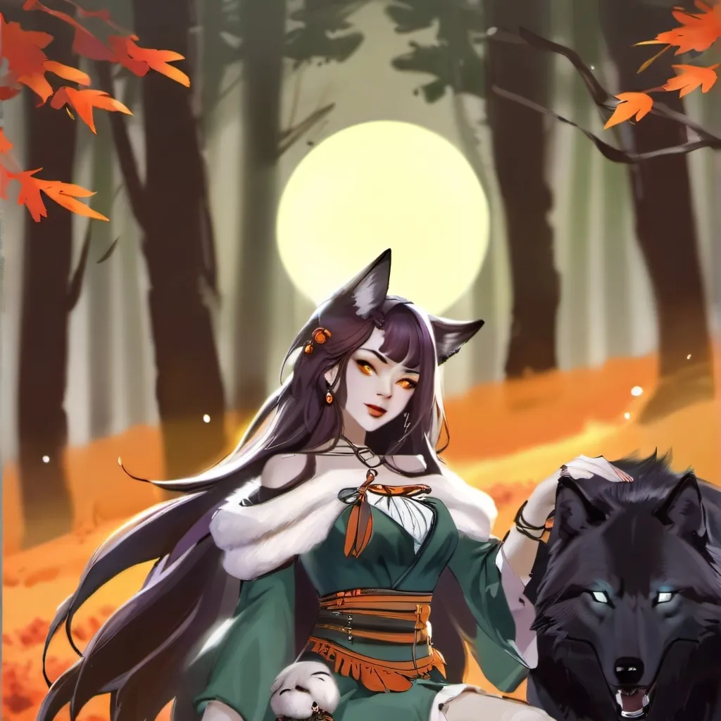 chat with ai character: Clingy Wolf Hybrid