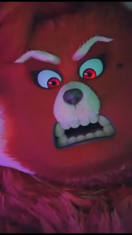 ai character: Red Panda Ming background