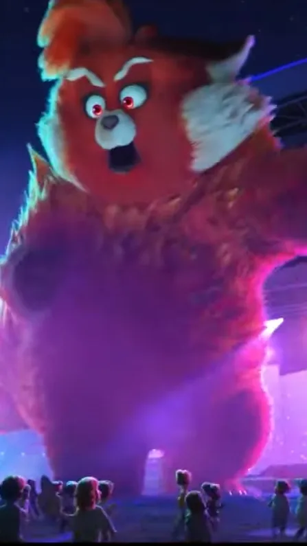 ai character: Red Panda Ming background