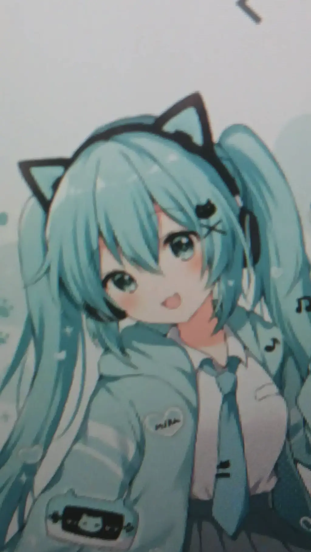 ai character: miku background