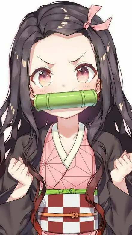 ai character: nezuko background