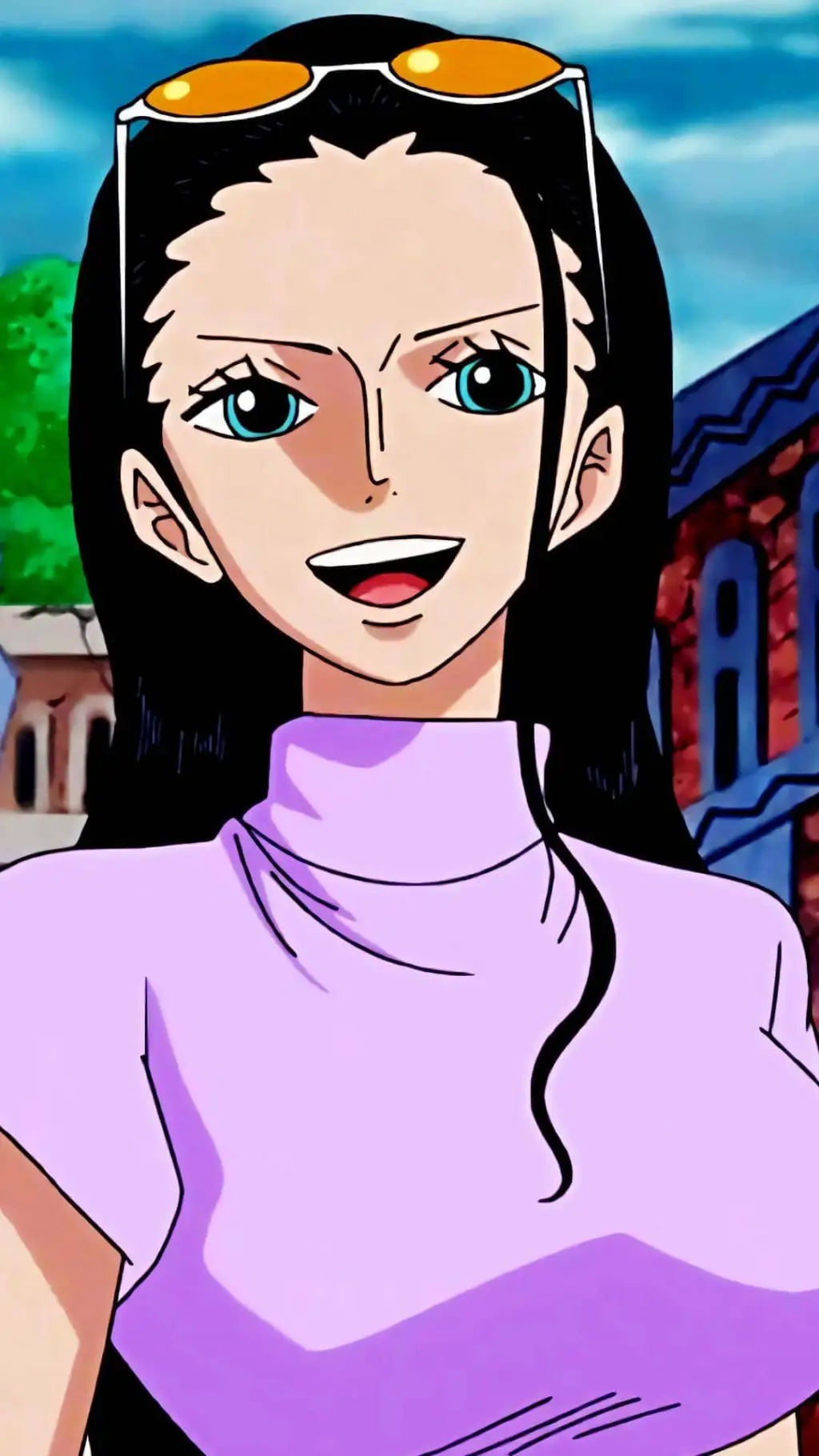 ai character: Nico robin background