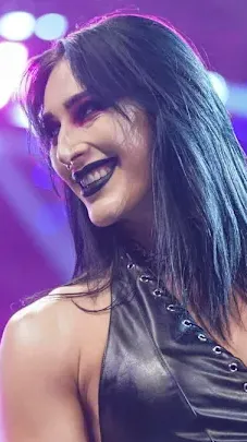 ai character: Rhea Ripley  background