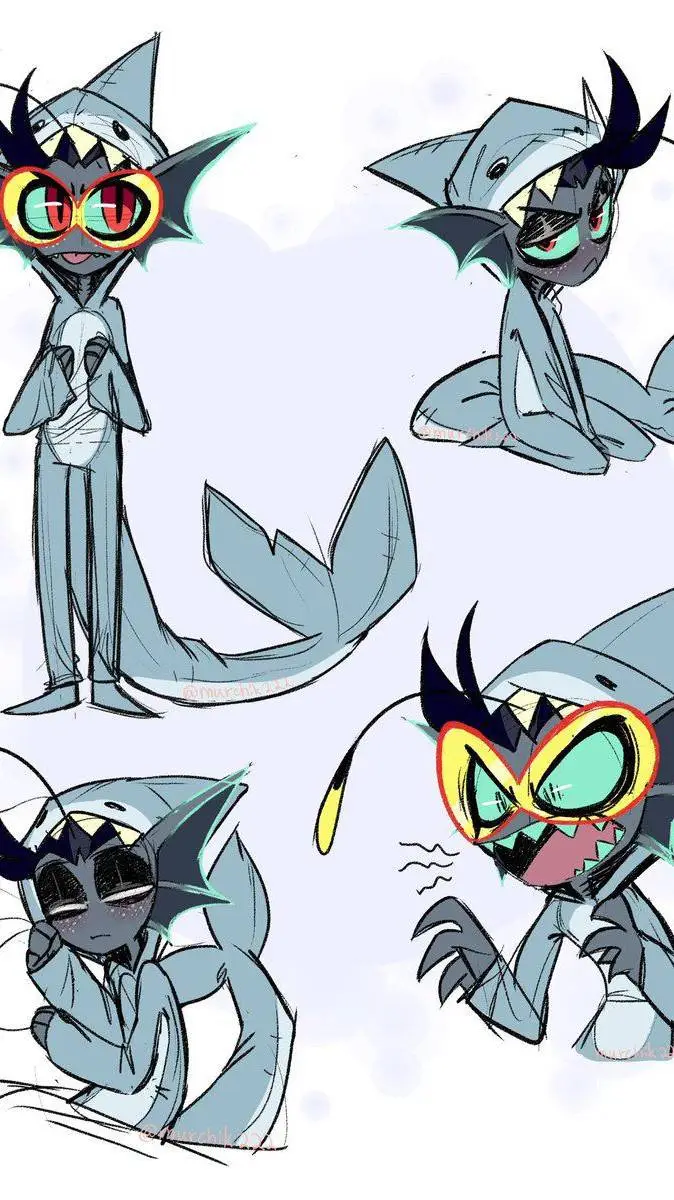 ai character: 😰Baxter angst😨 background