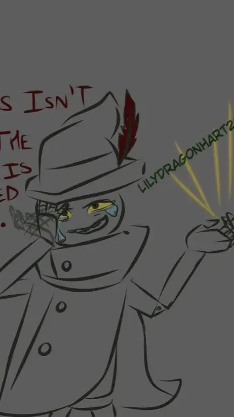 ai character: Fantoccio angst background