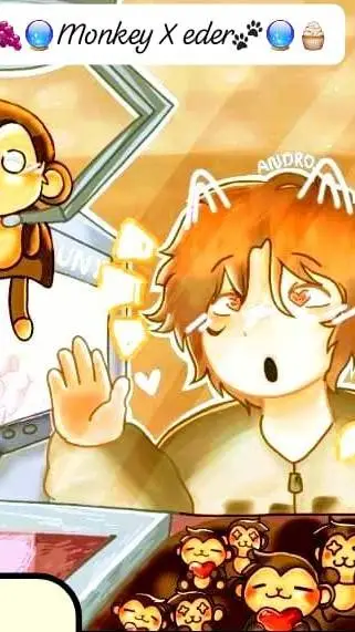 ai character: monkey X eder background
