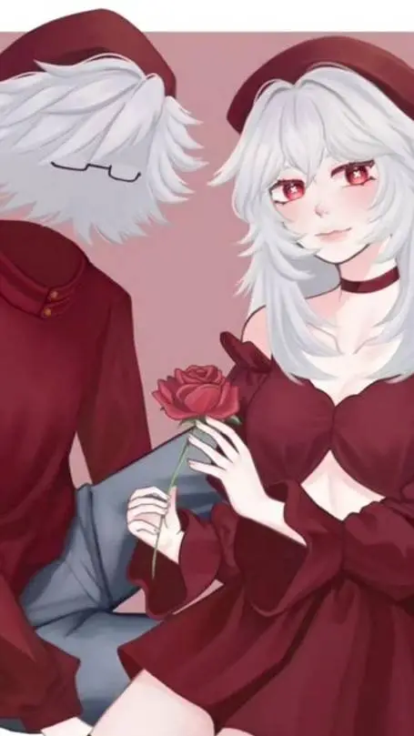 ai character: cely background
