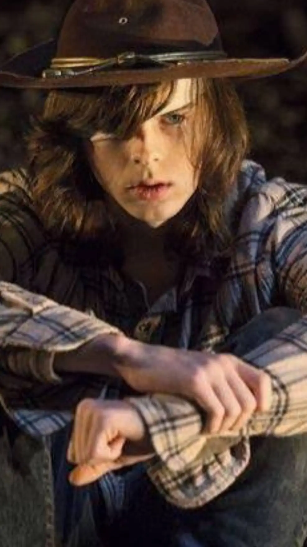 ai character: Carl grimes  background