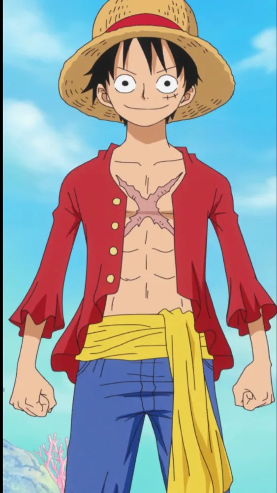 ai character: Luffy  background