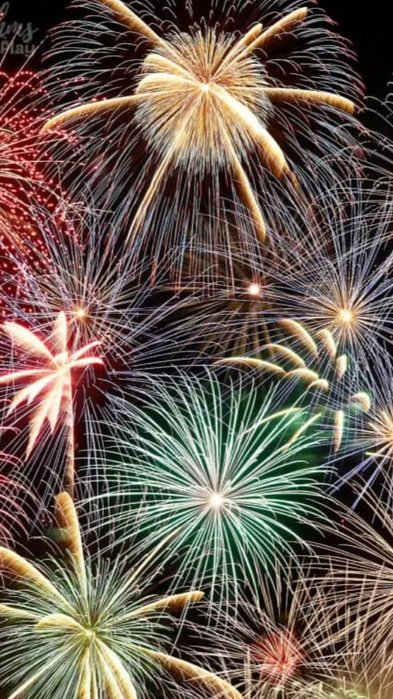 ai character: New year's background