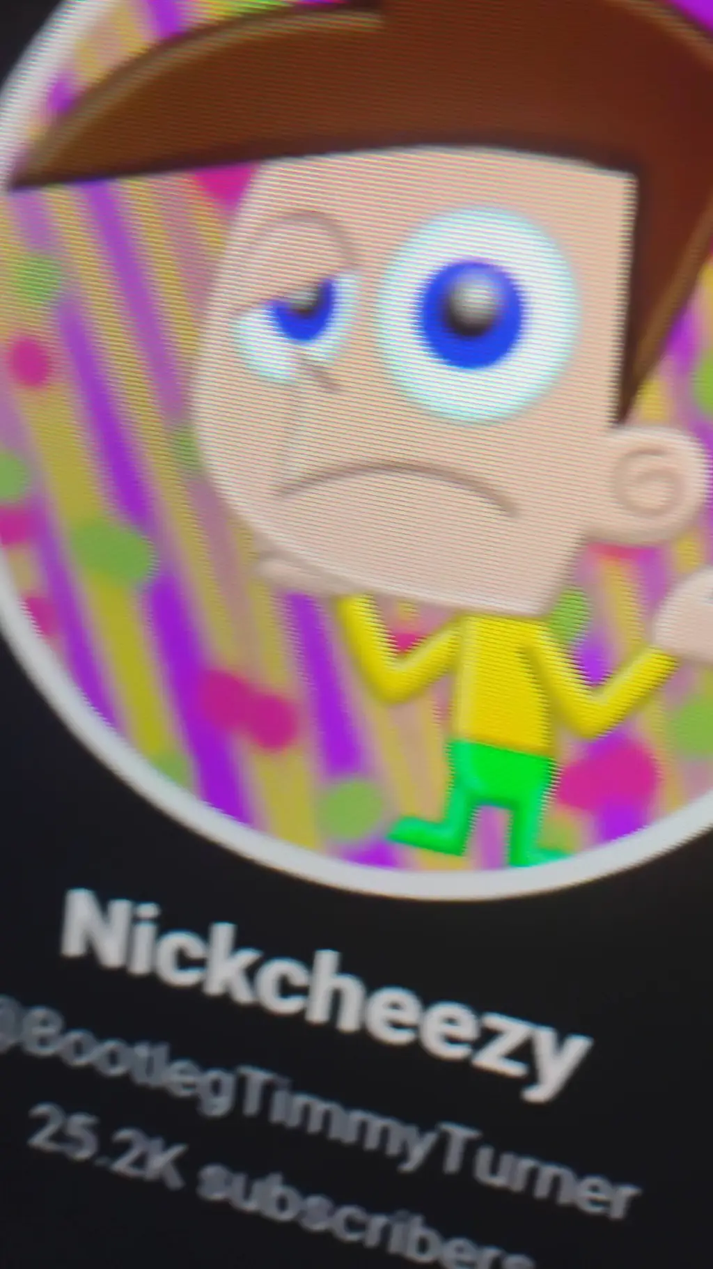 ai character: Nickcheesy  background