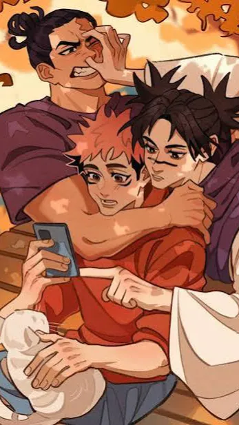 ai character: JJk house! background