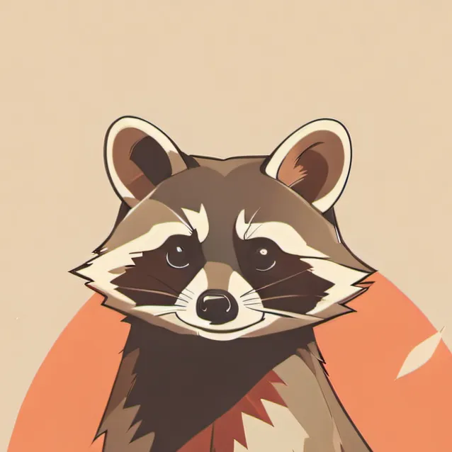 chat with ai character: raccoon