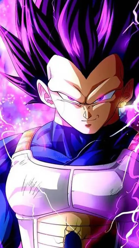 ai character: Vegeta ultra ego  background
