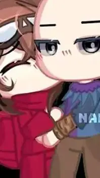 ai character: nabi y Santi  background