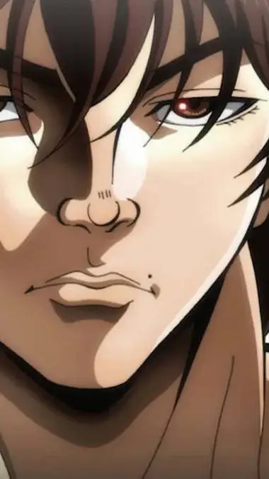 ai character: Baki hanma background